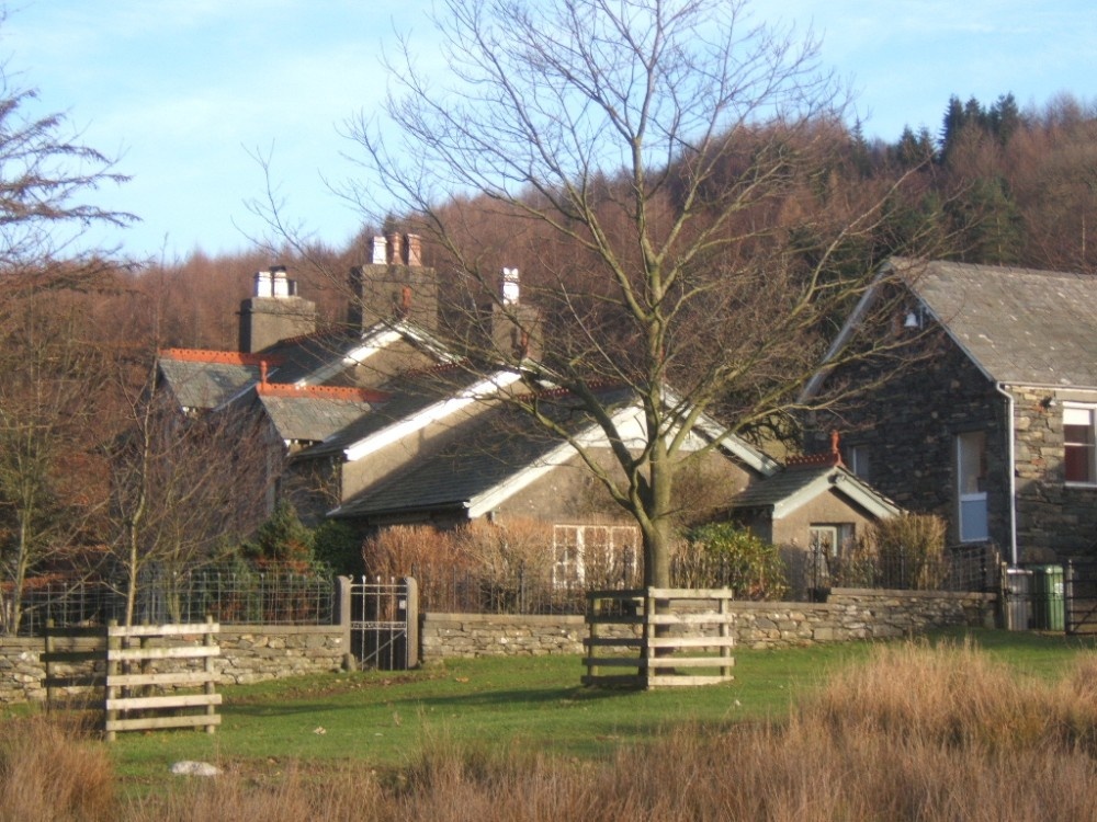 Former school, Ulpha, Duddon Valley.  In the Lake District, Cumbria.
