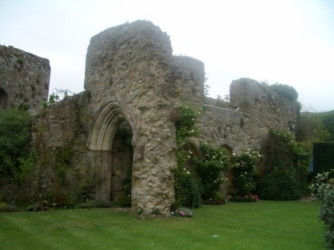 Original castle wall c.1103, Amberley Castle