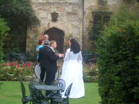 a wedding party, Amberley Castle