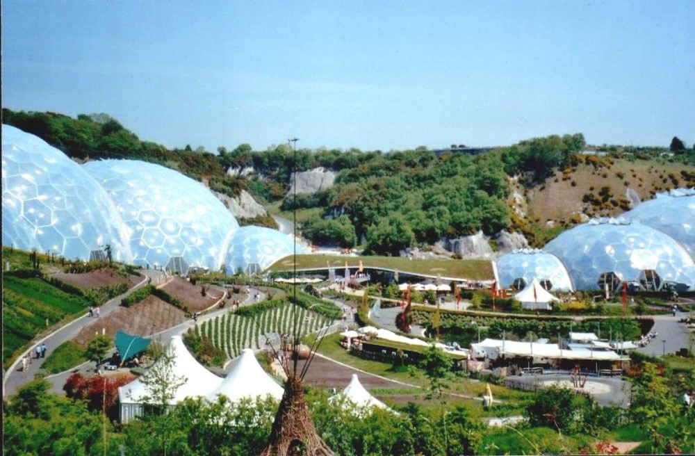 Eden project in Cornwall