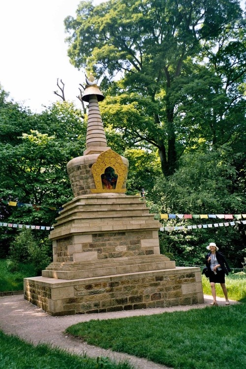 Harewood House in West Yorkshire - Buddhist Stupa, June 2005