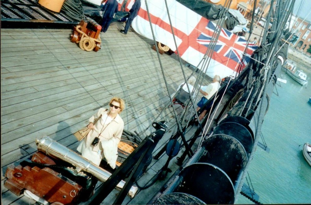 On board of HMS Warrior in Portsmouth, Hampshire