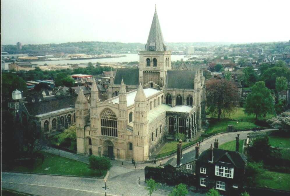 Rochester Cathedral - view from Castle