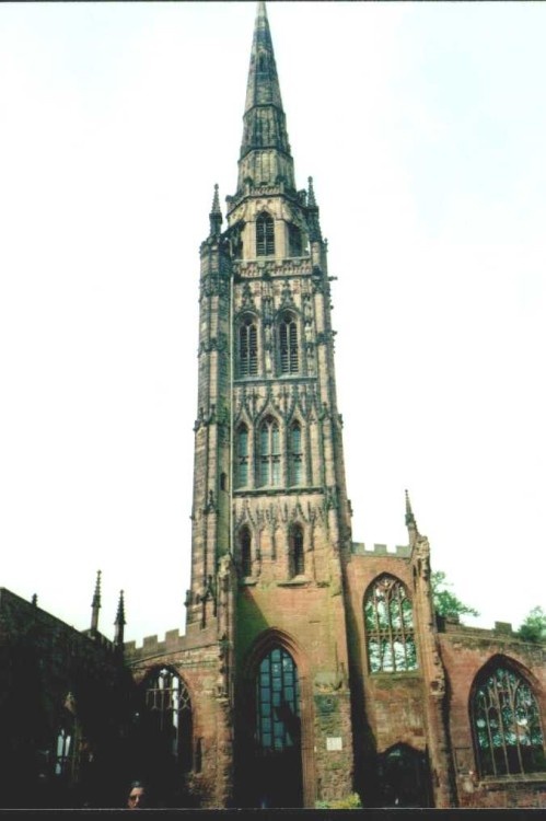 Old Cathedral in Coventry, in the West Midlands