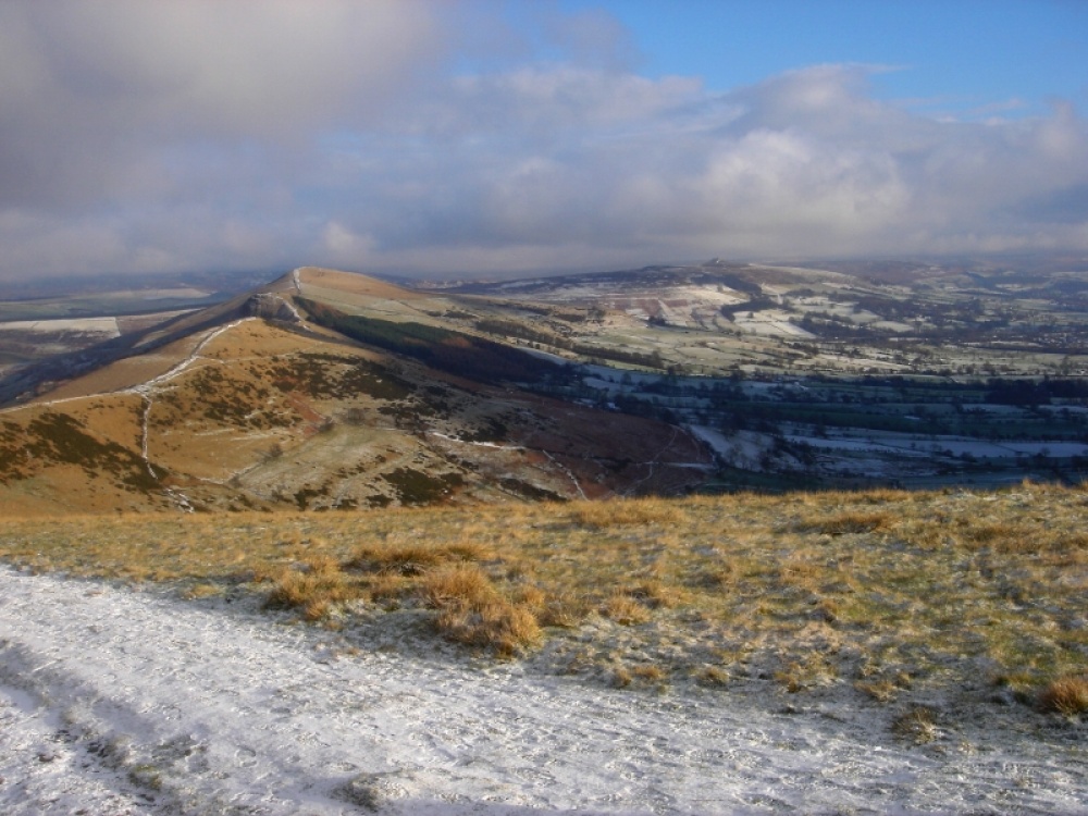 Mam Tor looking from Back Tor. Peak District