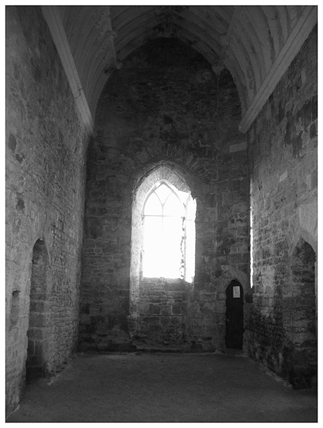Interior view of St. Catherine's Chapel, Abbotsbury, Dorset.