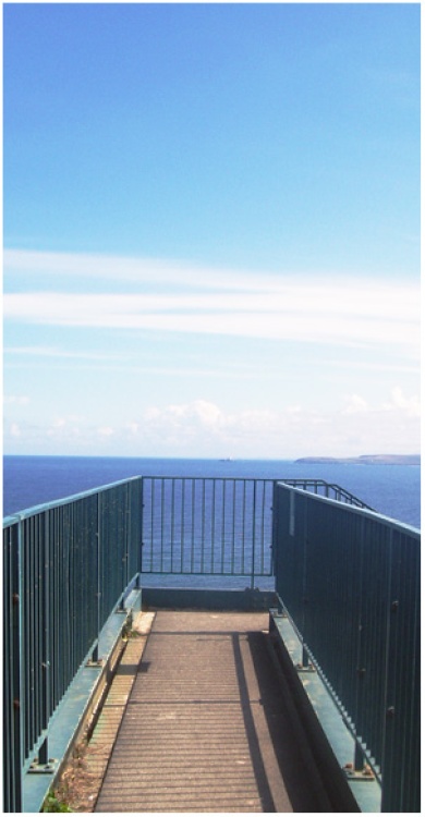 Along the coastal path just after Carbis Bay heading towards St. Ives, Cornwall.