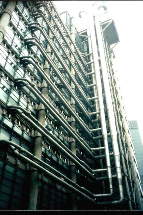 London, City, Lloyd's Building - May 2001
