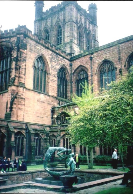 Chester Cathedral in Chester, Cheshire