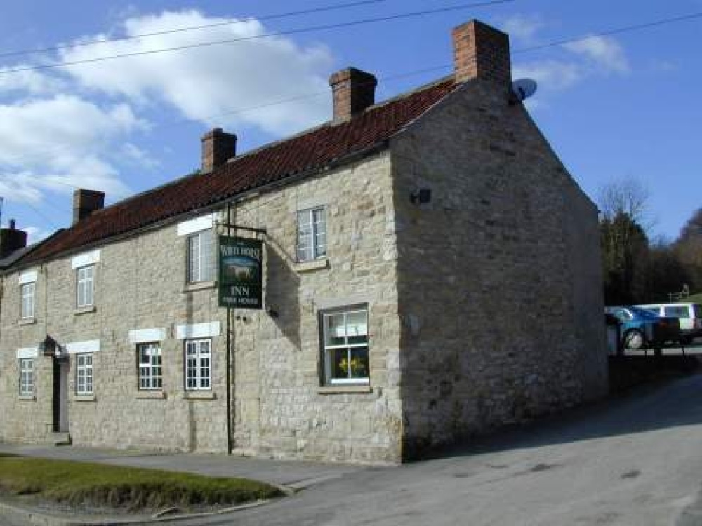 The White horse in Ampleforth, North Yorkshire