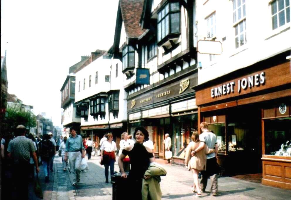 High Street in Canterbury, Kent