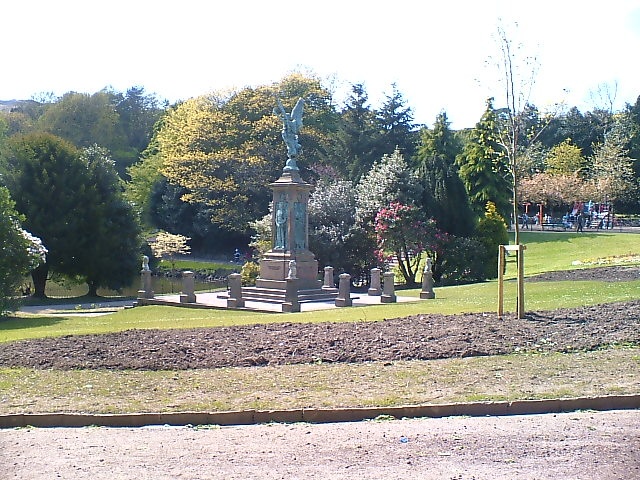 The War Memorial,
Bold Venture Park, Darwen, Lancashire.