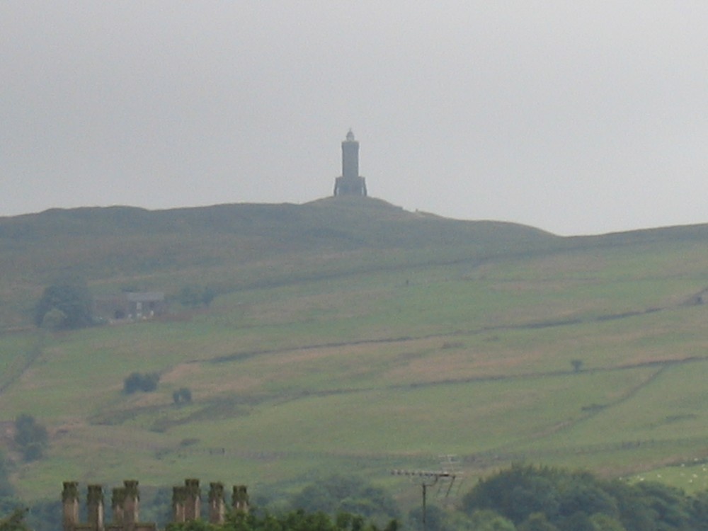 The tower from the town, Darwen, Lancashire. photo by Nicholas. R. Taylor.