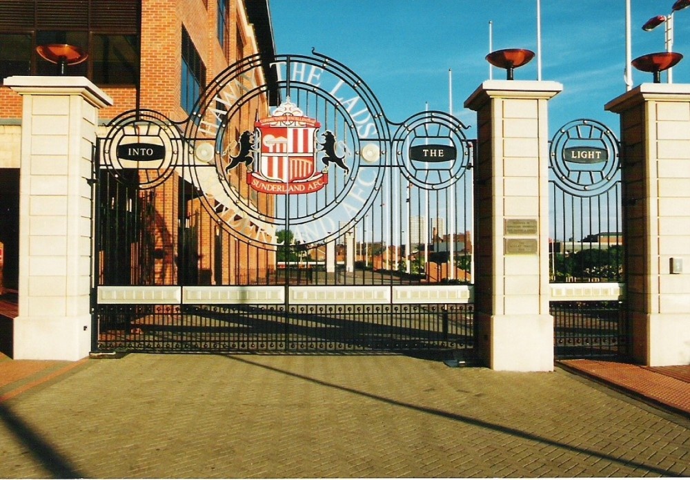 The Murray Gates at the Sunderland Stadium of Light