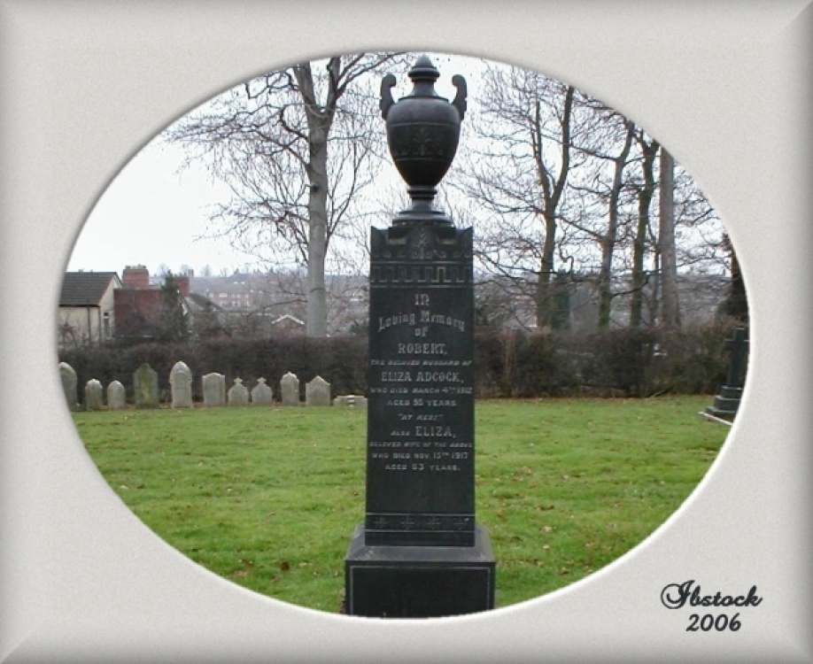 A cemetery in Ibstock in Leicestershire