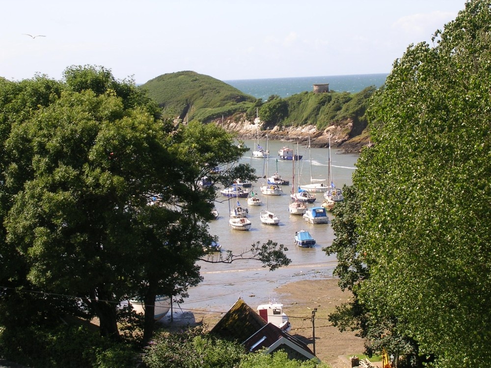 Watermouth Cove and Castle in Devon. June 2005