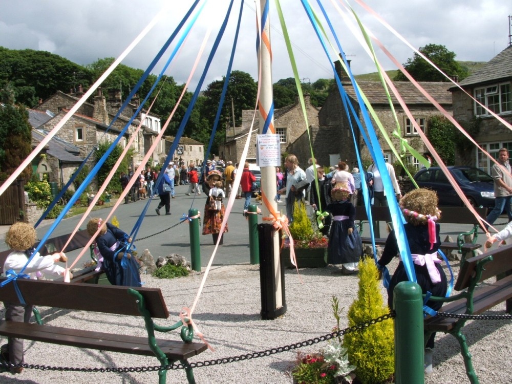 The scarecrow festival held annually at Kettlewell, North Yorkshire