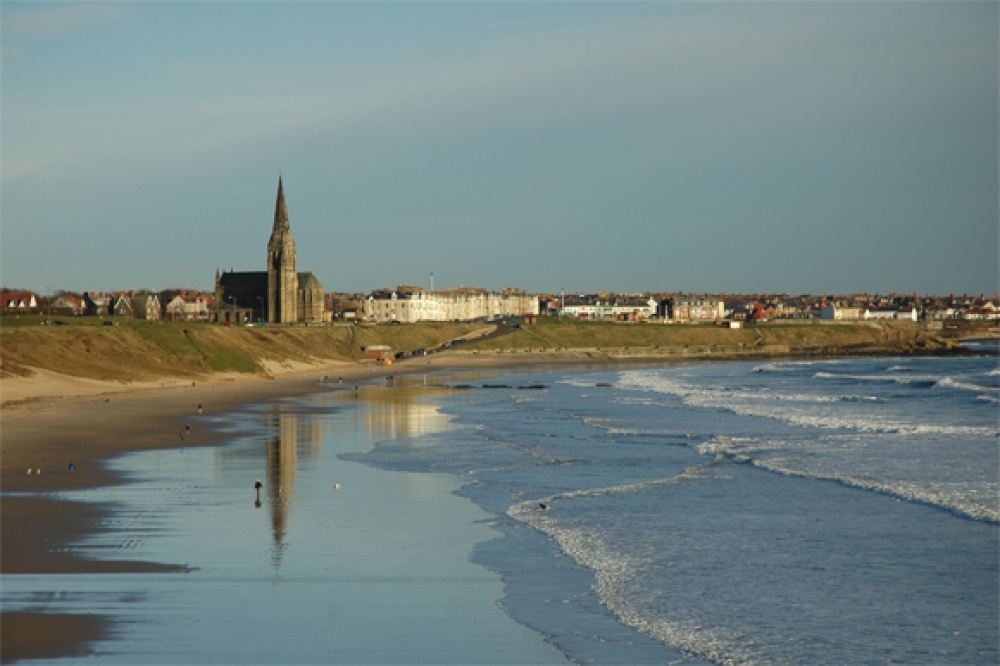 Photograph of A view of Cullercoats in Tyne & Wear.