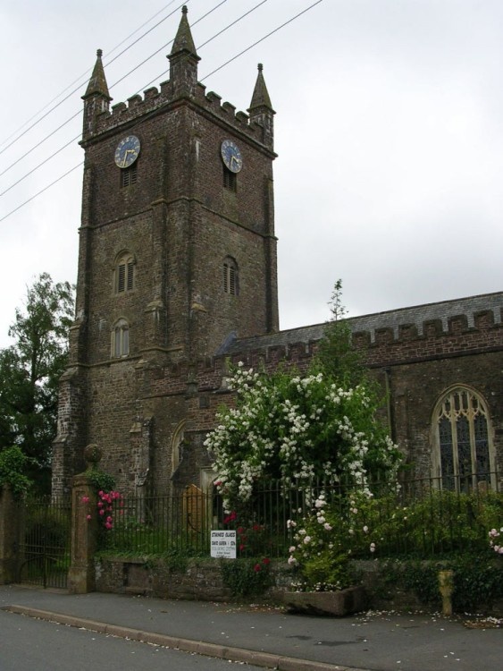 St. John the Baptist Church in Witheridge, Devon. June 2005