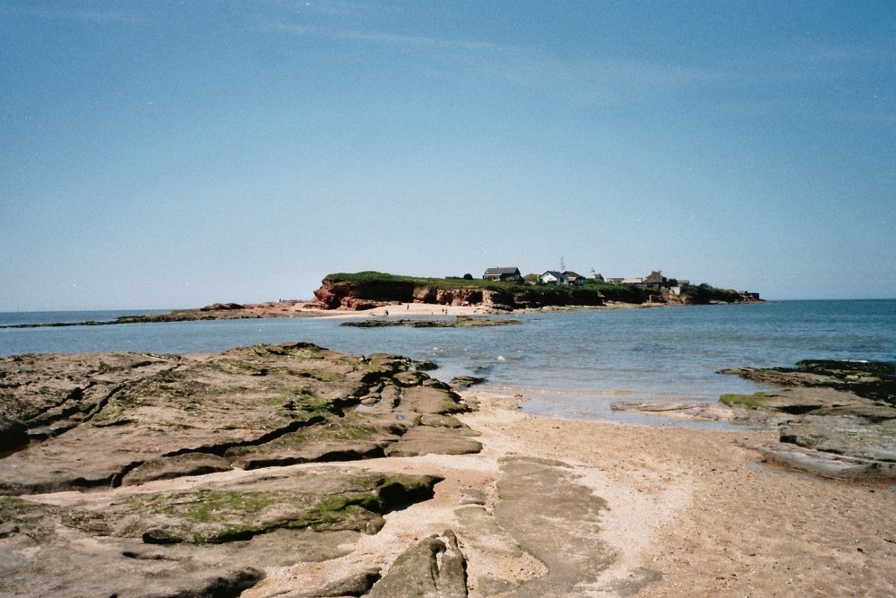 Photograph of Hilbry Island photographed from Middle Eye, off the shore of West Kirby, Wirral.
