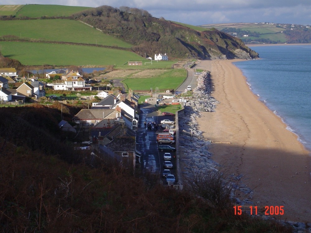 Photograph of Beesands, Devon. From costal path