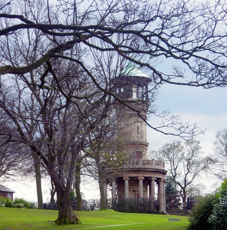 A photograph of the Locke park tower just before spring time, Barnsley South Yorkshire.