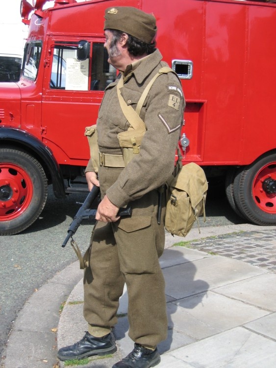 The Home Guard, Morecambe, Lancashire,(Heritage Festival),.