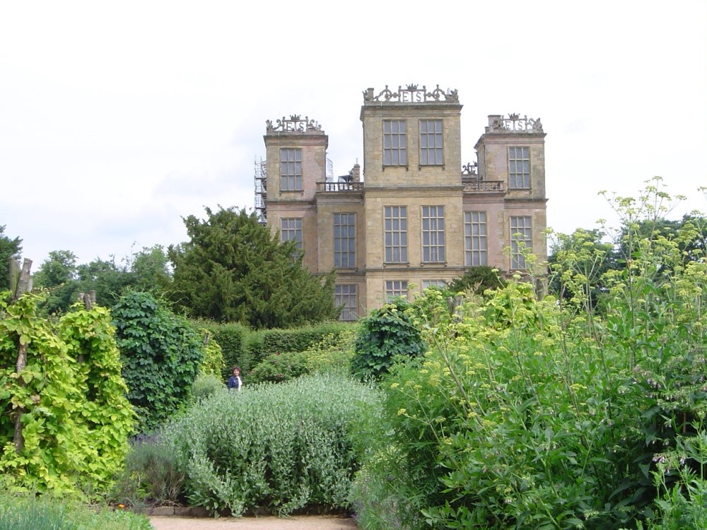 Hardwick Hall, Derbyshire. From the garden