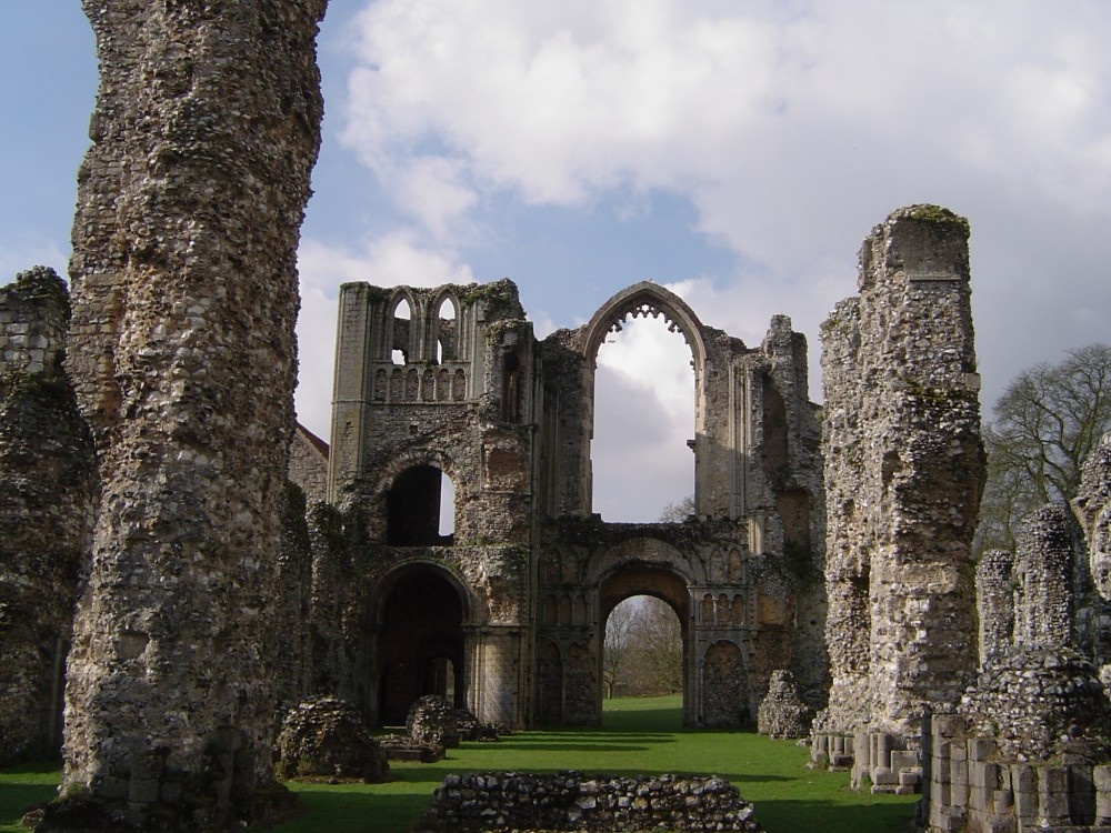 View from the nave, Castle Acre Priory, Norfolk