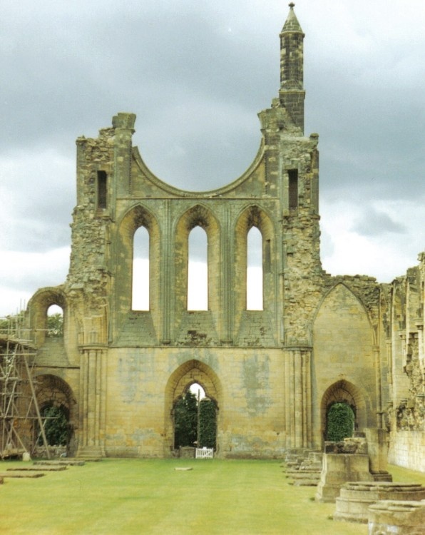 view from the nave, Byland Abbey, North Yorkshire