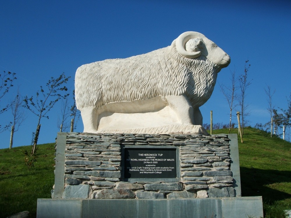 Photograph of The Herdwick Tup, COCKERMOUTH, The Lake District, Cumbria 2005.