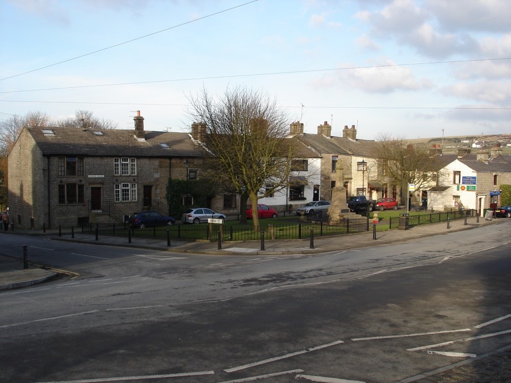 Photograph of The Village Square, Hoddlesden, Lancashire.