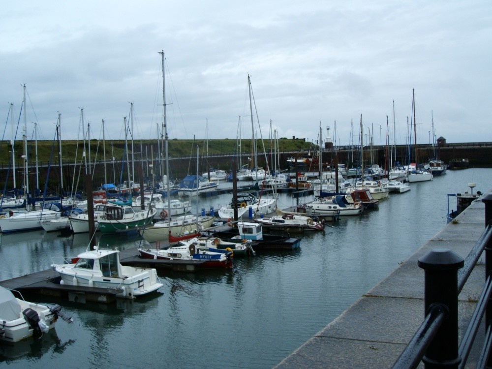 Photograph of Maryport Harbour,West Cumbria.