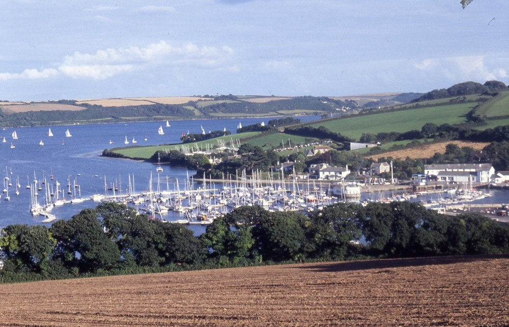 Mylor, Cornwall. Beautiful Mylor Yacht Harbour near Falmouth in Cornwall