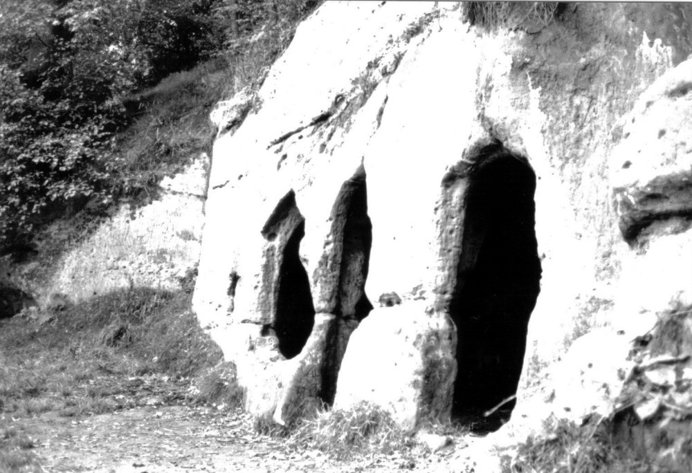 Photograph of The Hermit's Cave, Dale Abbey, near Ilkeston, Derbyshire
