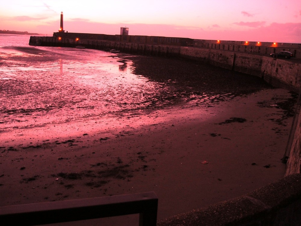 Photograph of Margate pier and lighthouse. Margate, Kent