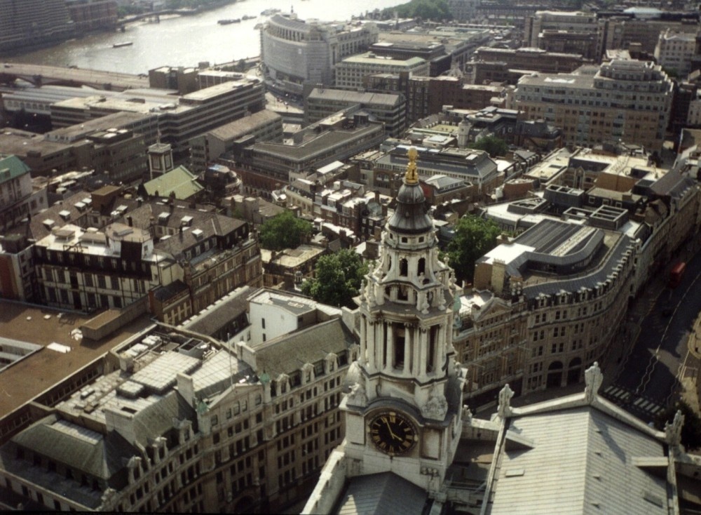 London - view from the St. Paul´s Cathedral