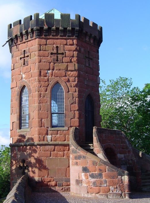 Laura's Tower, Shrewsbury Castle, Shrewsbury, Shropshire.