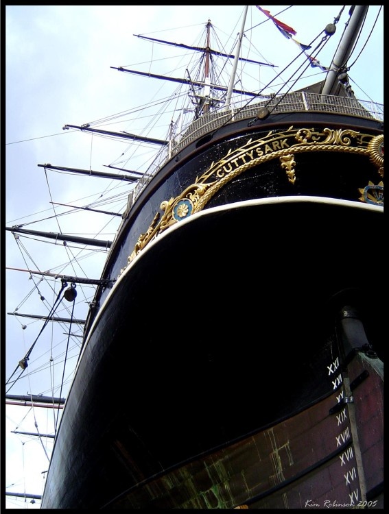 The Cutty Sark Museum Ship, Traflagar Square, London.