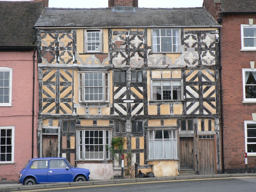 Tudor house in Ludlow, Shropshire