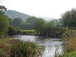 Photograph of The river Teifi at Lampeter