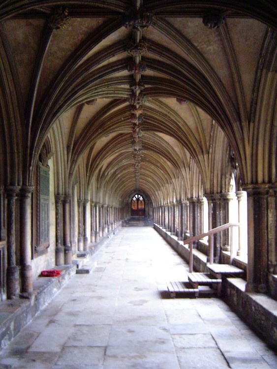Cloisters, Norwich Cathedral, Norfolk