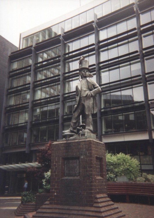Statue of the famous British Engineer, Isambard Kingdom Brunel (1806-1859)