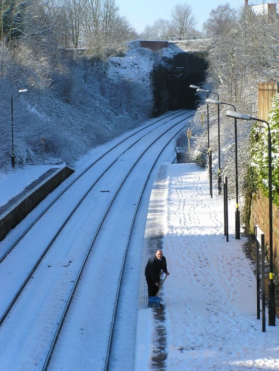 Thatto Heath Railway Station, St Helens, Merseyside - 4 March 2006