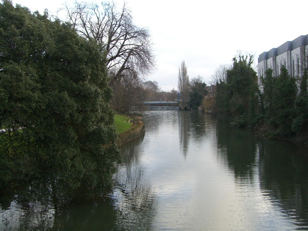 Photograph of River Leam, Leamington Spa, Warwickshire