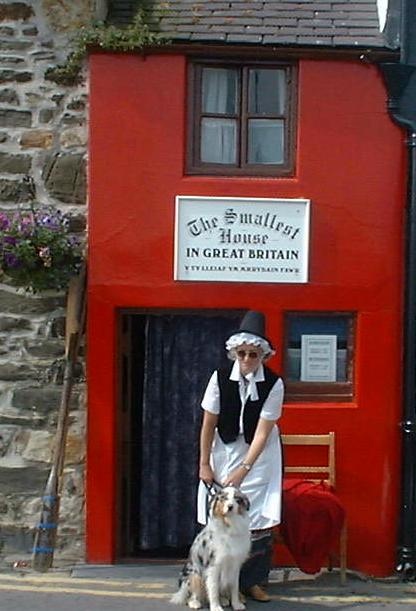Smallest House in Britain situated at Conwy