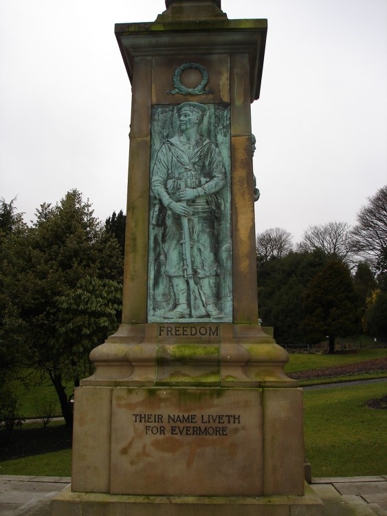 A Picture of The War Memorial, Bold Venture Park, Darwen, Lancashire