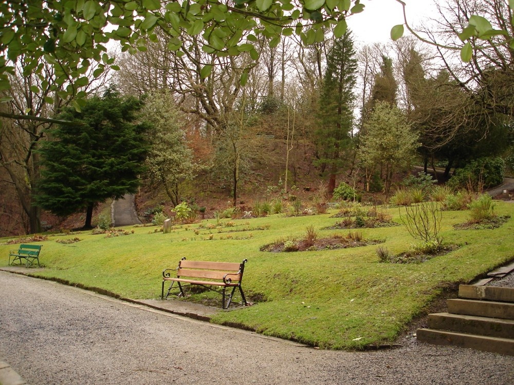 The Ornate Garden at Bold Venture Park, Darwen, Lancashire.