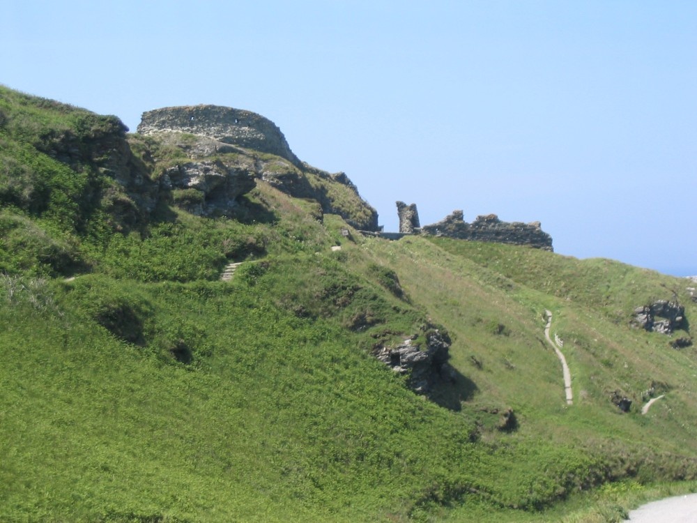 Ruins at Tintagel, Cornwall - June, 2003