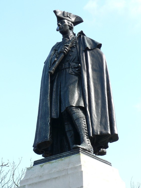 General Wolfe statue in Greenwich Park